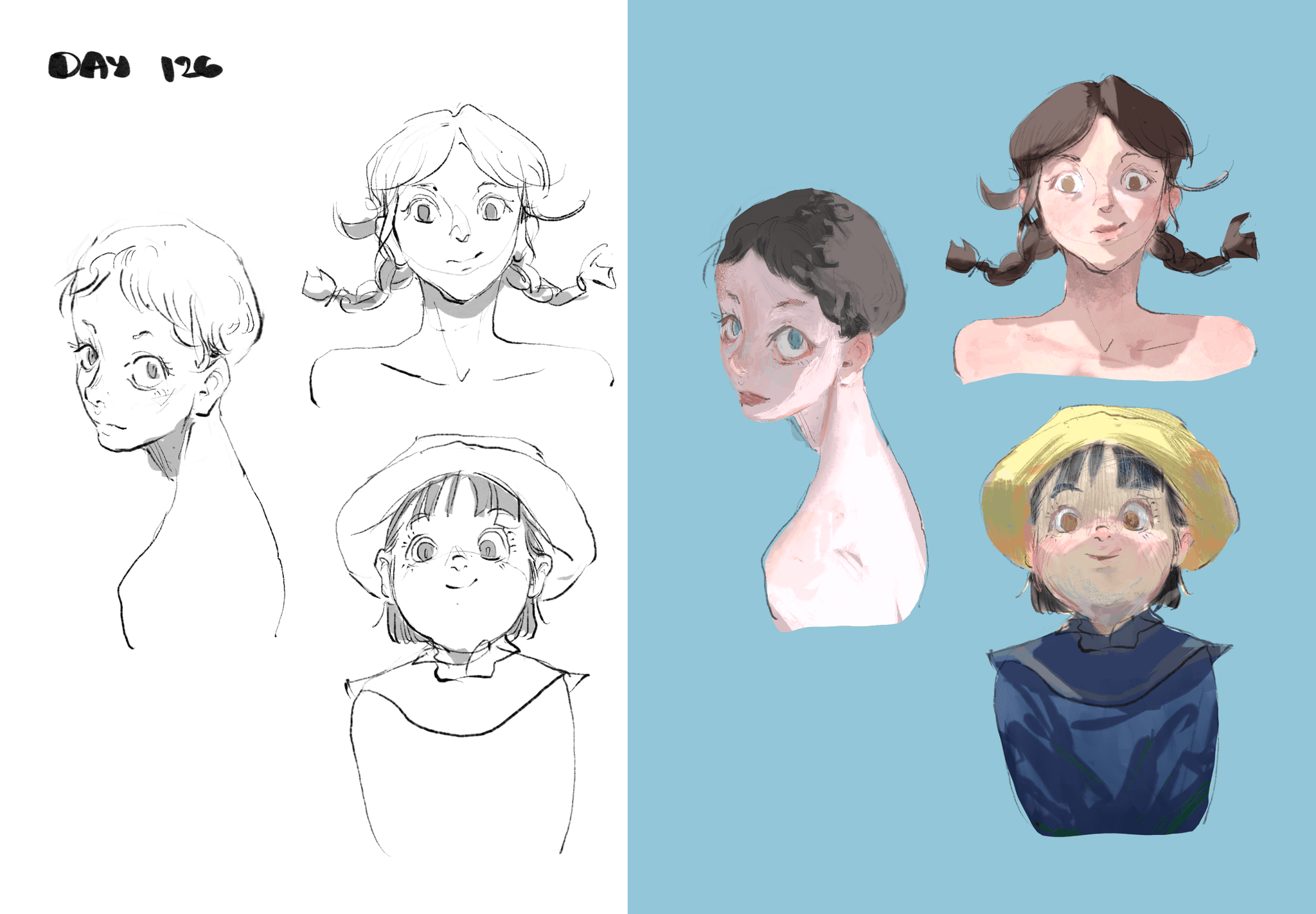 Drawing study no. 1 — May 2024, by KJ Gallego