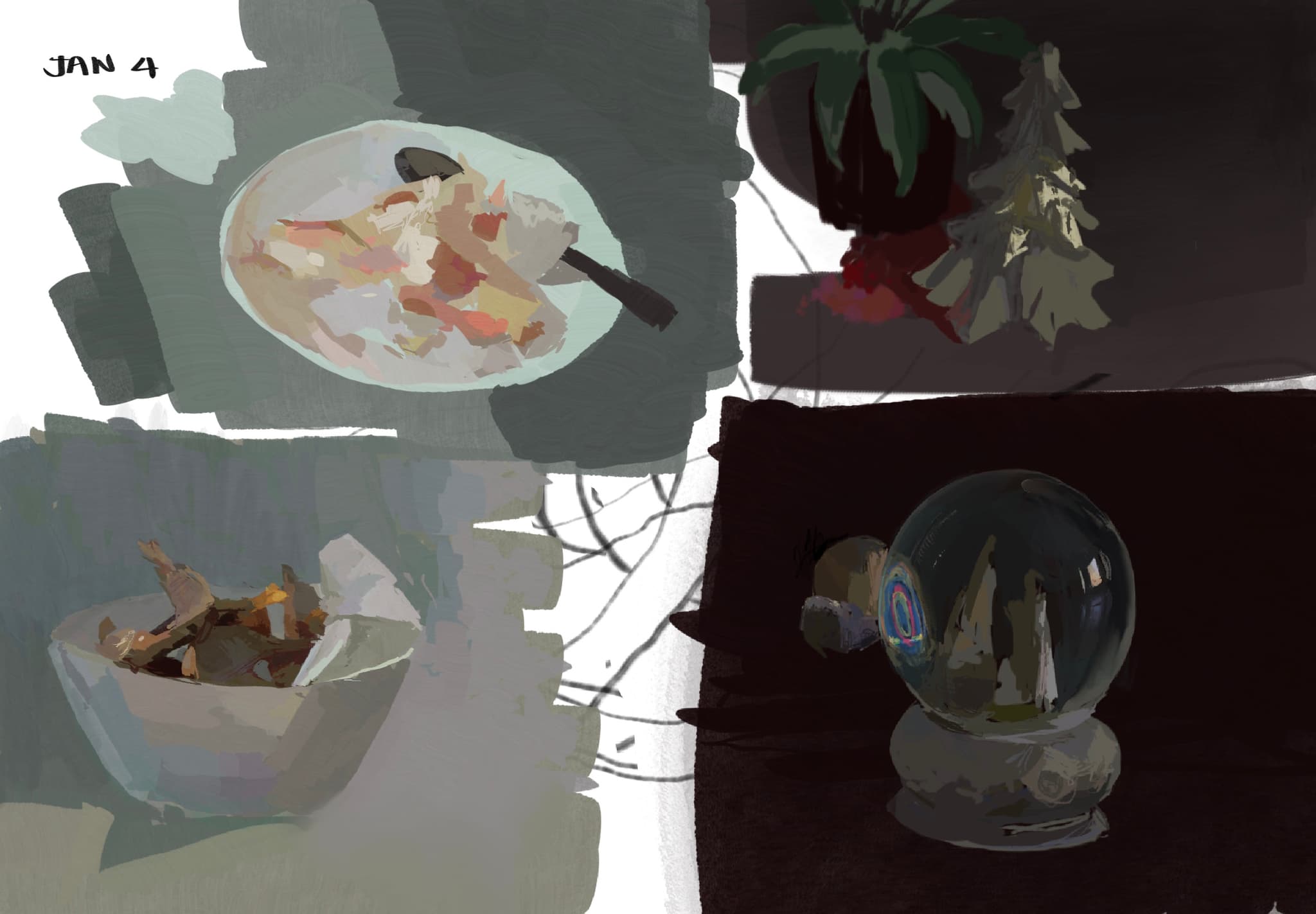 Drawing study — January 2025, by KJ Gallego