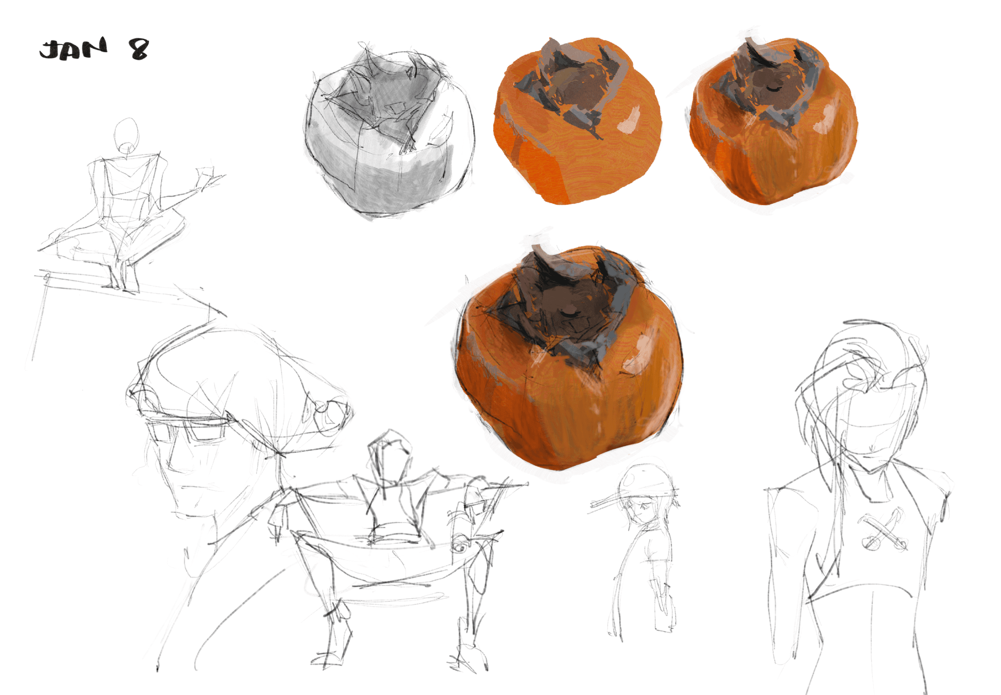 Drawing study — January 2025, by KJ Gallego