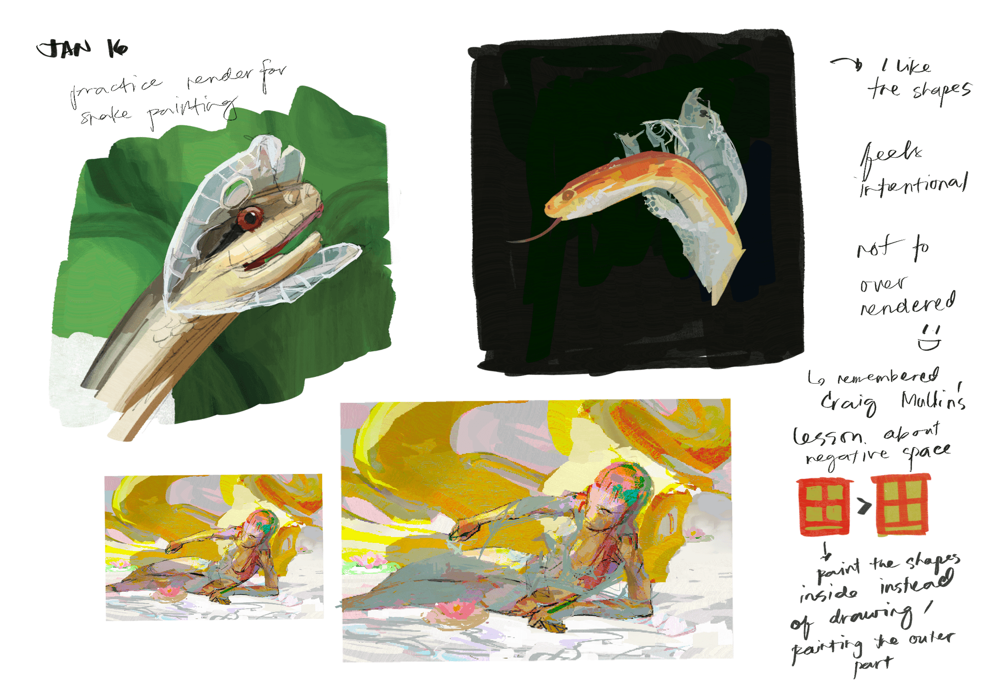 Drawing study — January 2025, by KJ Gallego