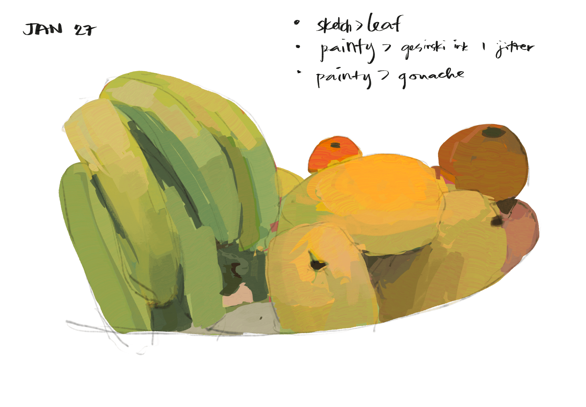 Drawing study — January 2025, by KJ Gallego